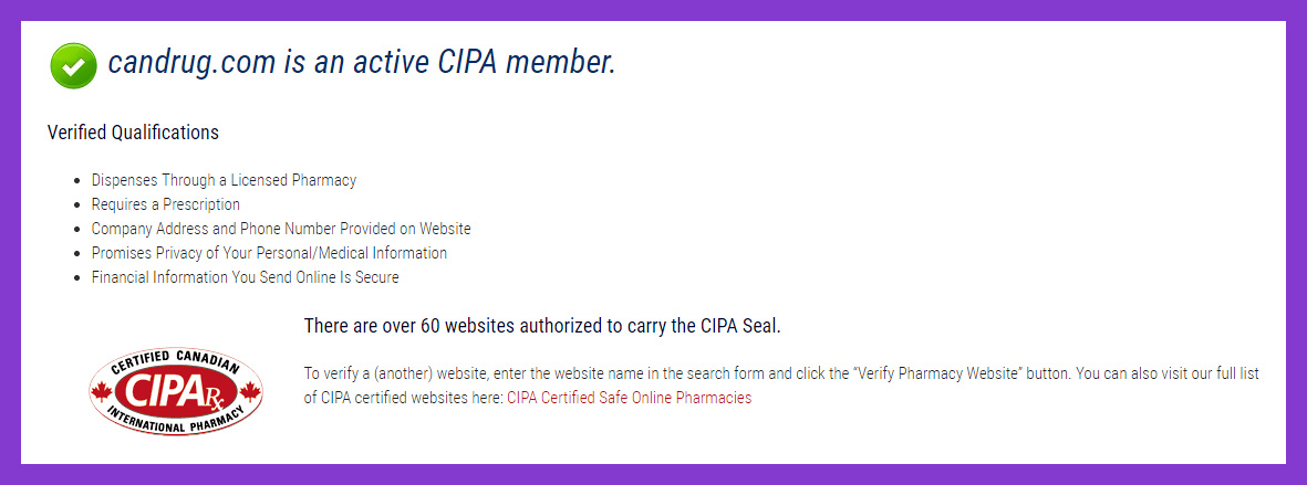 active CIPA member