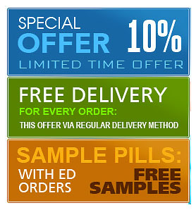 discount, free delivery and sample pills