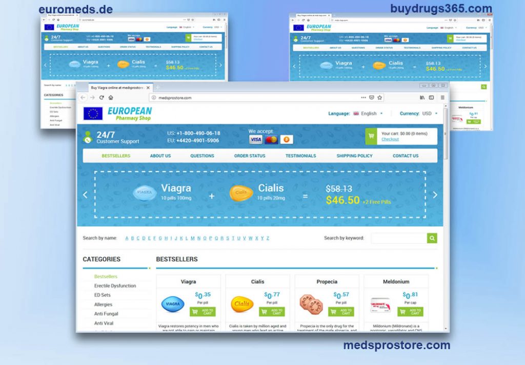 3 european pharmacies