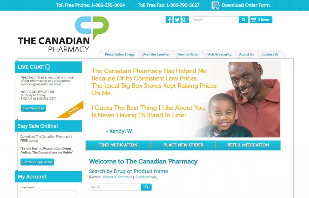 the Canadian Pharmacy