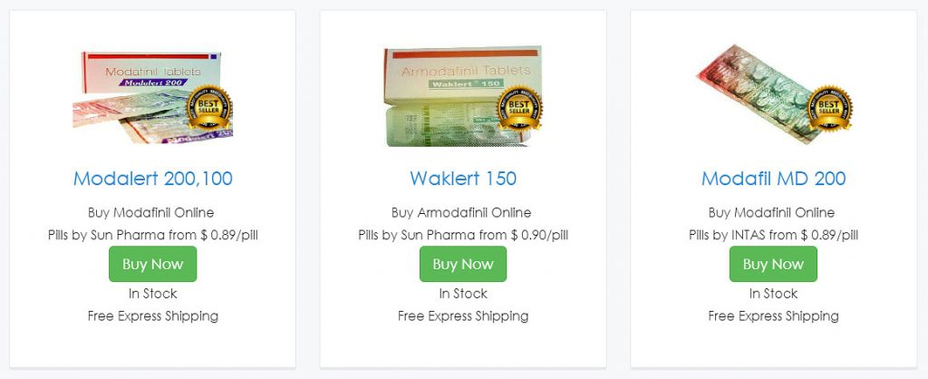 Modalert, Waklert, Modafinil