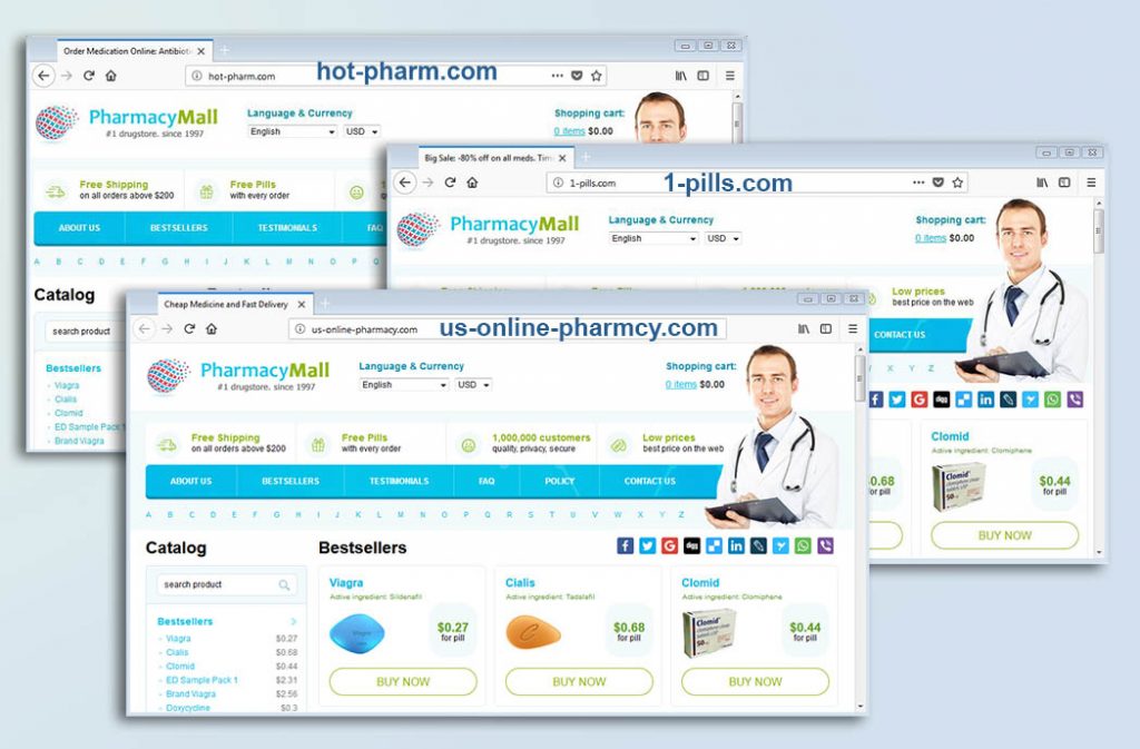 pharmacies with the same layout