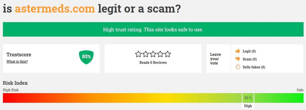 high trust rating